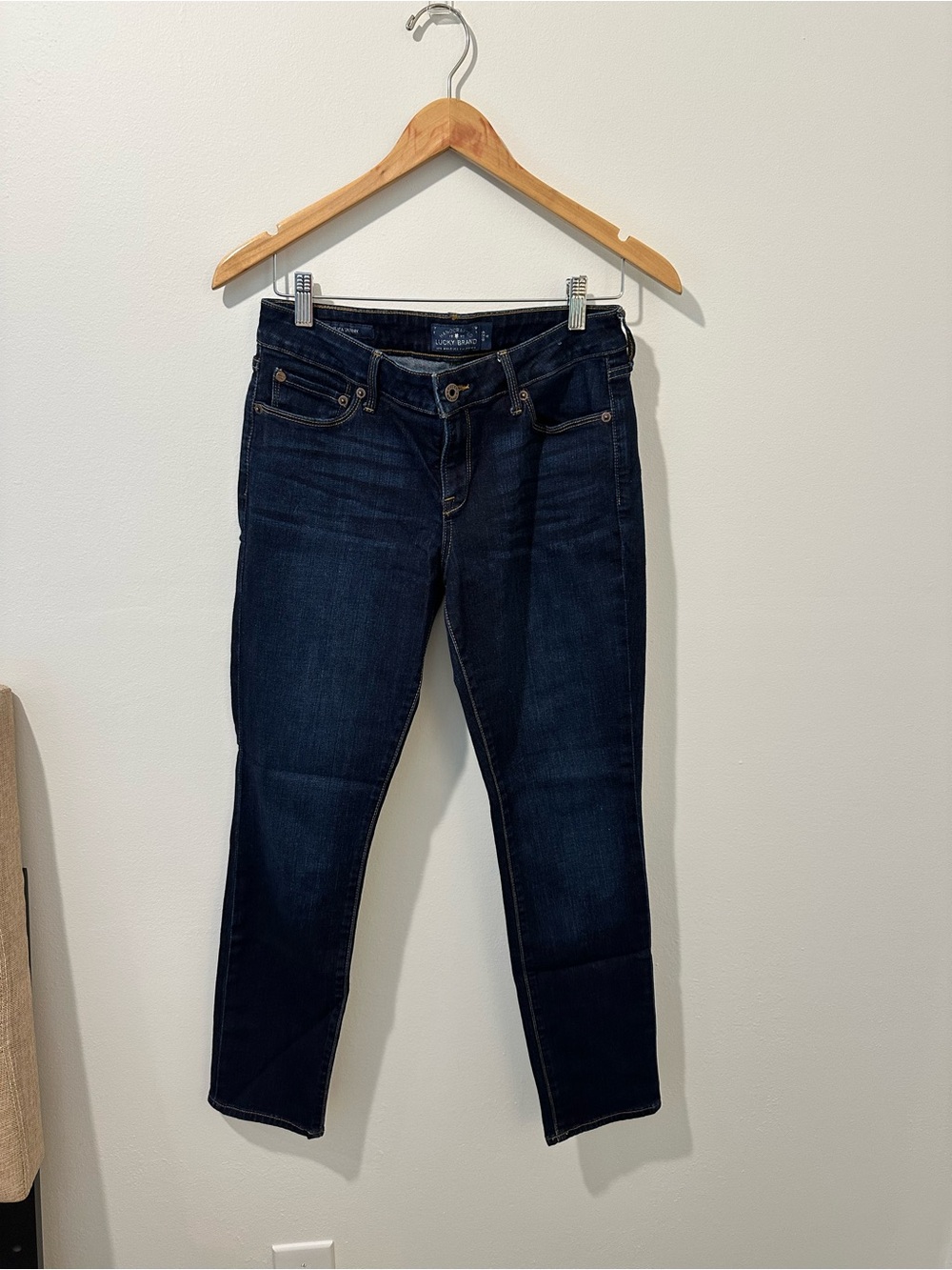 Lucky Brand Women's Dark Indigo Skinny Jeans